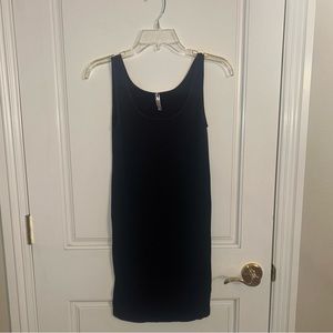 HaZe Black Body Con Tank Mini Dress. One Size.